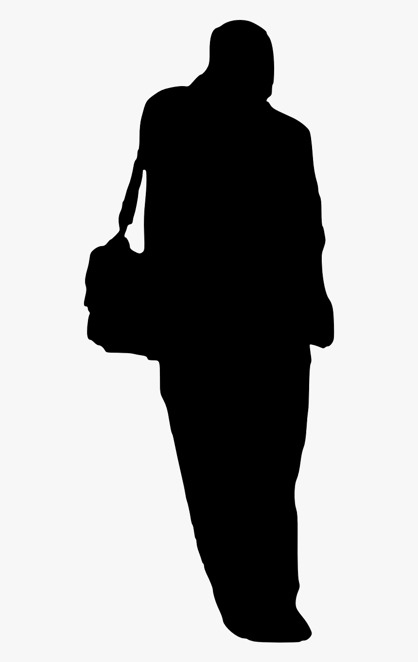 Fat Business Man Silhouette, HD Png Download, Free Download