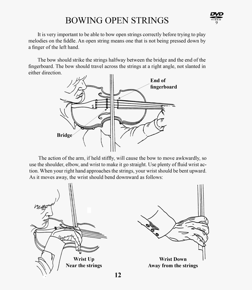 Fiddle Primer For Beginners Deluxe Edition Book / Dvd - Violin Bow Angle, HD Png Download, Free Download