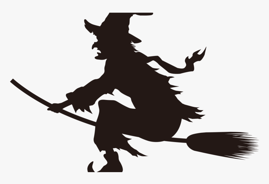 19 Halloween Witches Clip Art Freeuse Huge Freebie Halloween Witch On Broom Silhouette Hd Png Download Kindpng - halloween witch hat png image freeuse stock roblox witch