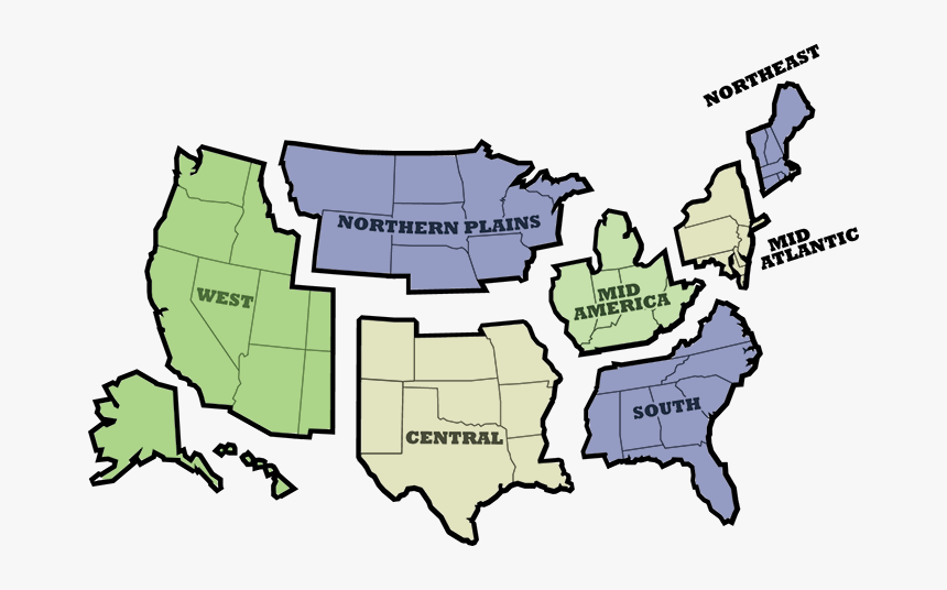 Regional Map, HD Png Download, Free Download