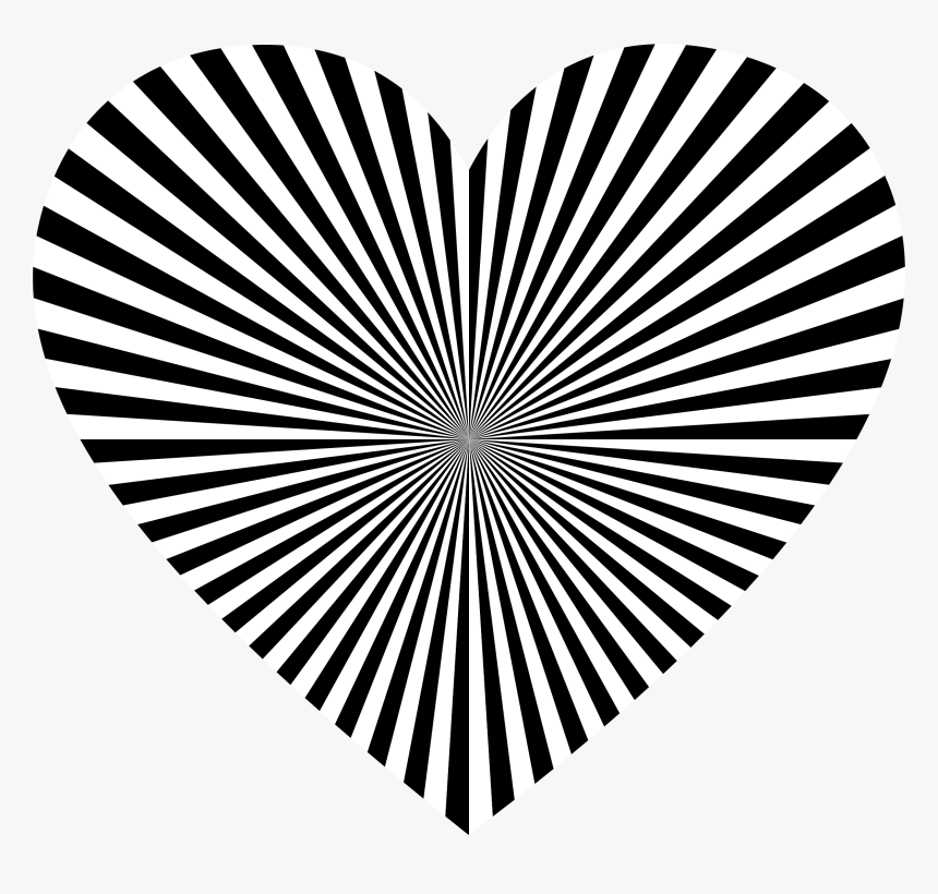 Heart,organ,symmetry - Stereogram 3d Black And White, HD Png Download, Free Download