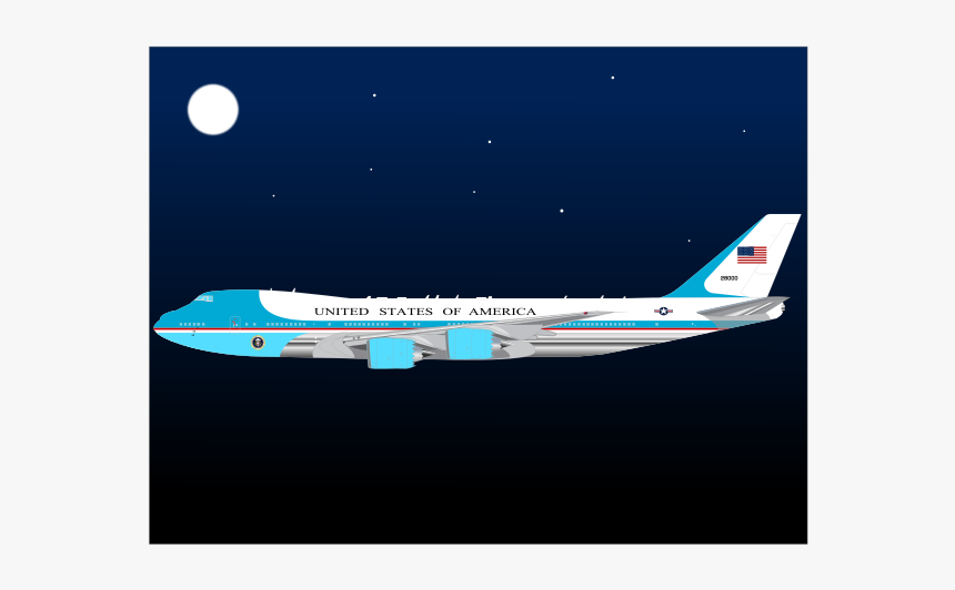 747 Air Force One - 747 400 United States Of America, HD Png Download, Free Download