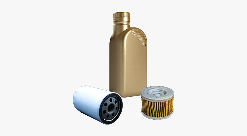 Used Engine Oil In A Sealed Container - Glass Bottle, HD Png Download, Free Download