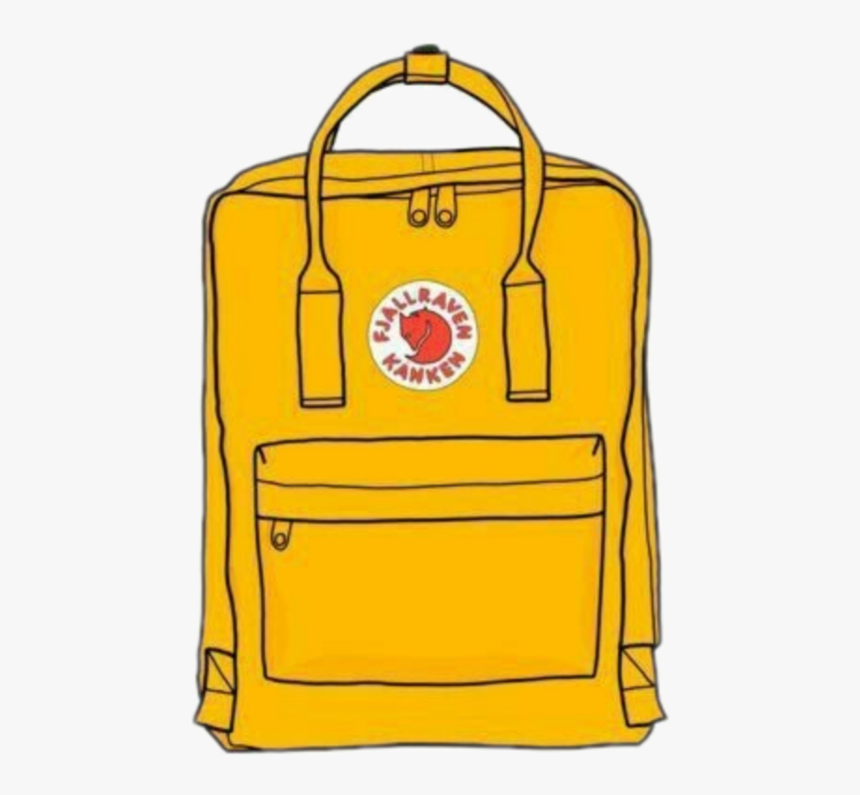 Mochila Yelow Stickerstumblrs Stickerspopulares Freetoedit - Vsco Girl Stickers Backpack, HD Png Download, Free Download