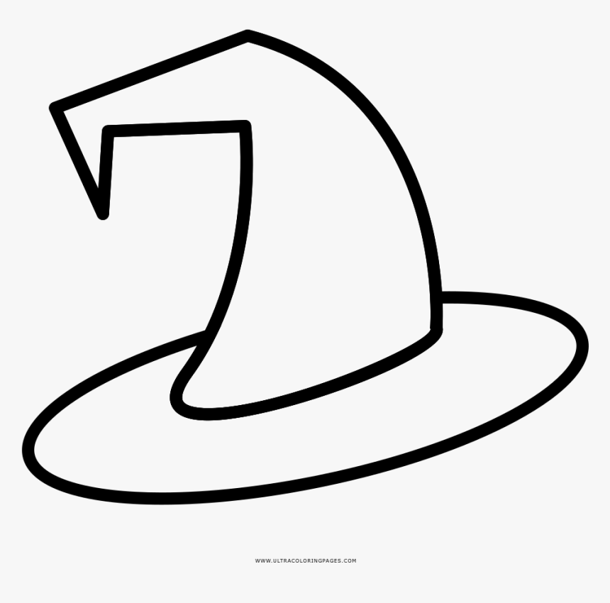 Captivating Witch Hat Coloring Page Ultra Pages Halloween, HD Png Download, Free Download