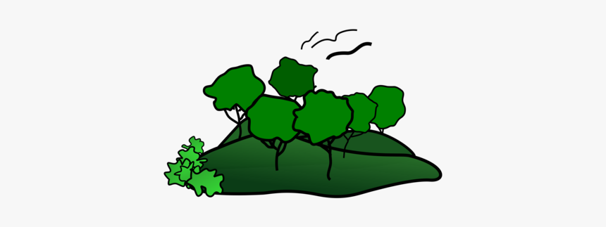 Plant,leaf,tree - Landscape Clip Art, HD Png Download, Free Download