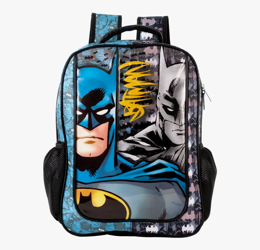 Mochila Batman Faces Grande - Batman, HD Png Download, Free Download