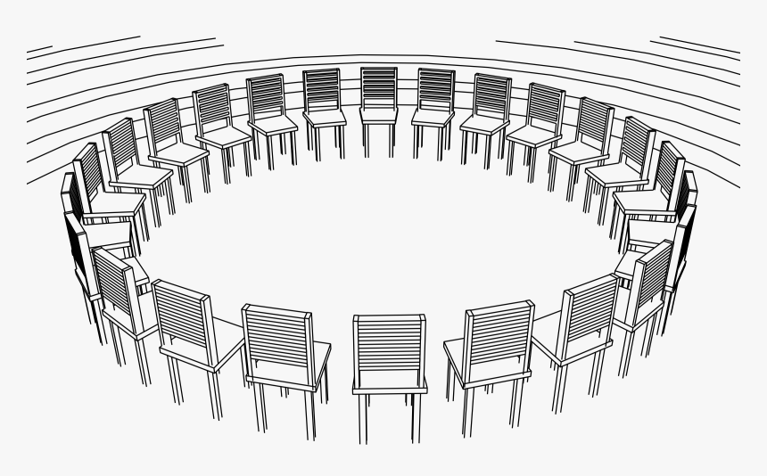Transparent Musical Chairs Clipart - Chair In Circle Icon, HD Png Download, Free Download