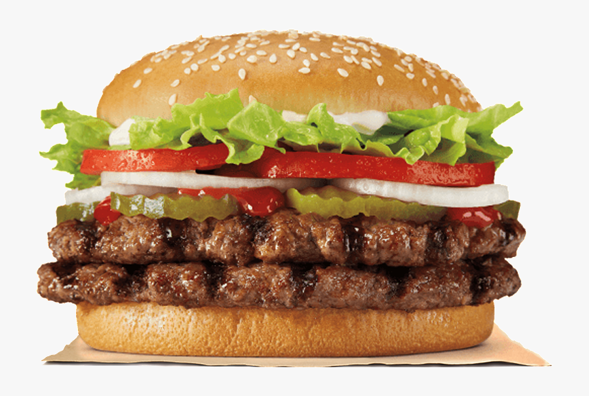 Image - Burger King Double Whopper, HD Png Download, Free Download