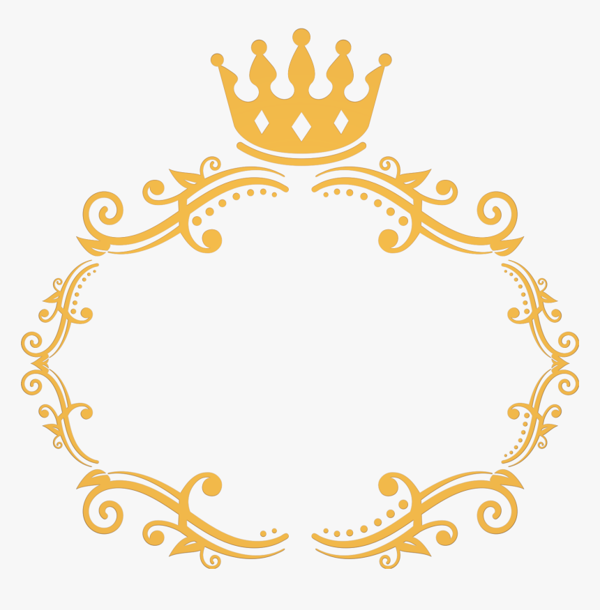 #queen #crown #gold #royalty #queenb #gainwithqueenb - Royal Border Design Png, Transparent Png, Free Download