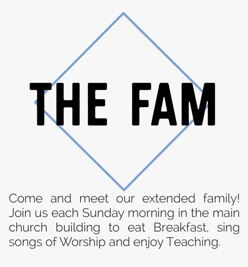 The Fam Text - Triangle, HD Png Download, Free Download