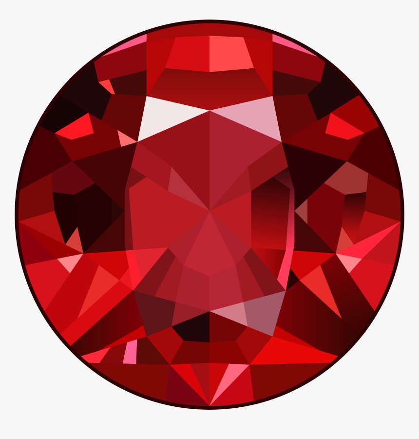 Gemstone Vector Red Jewel - Gem Transparent Background, HD Png Download, Free Download