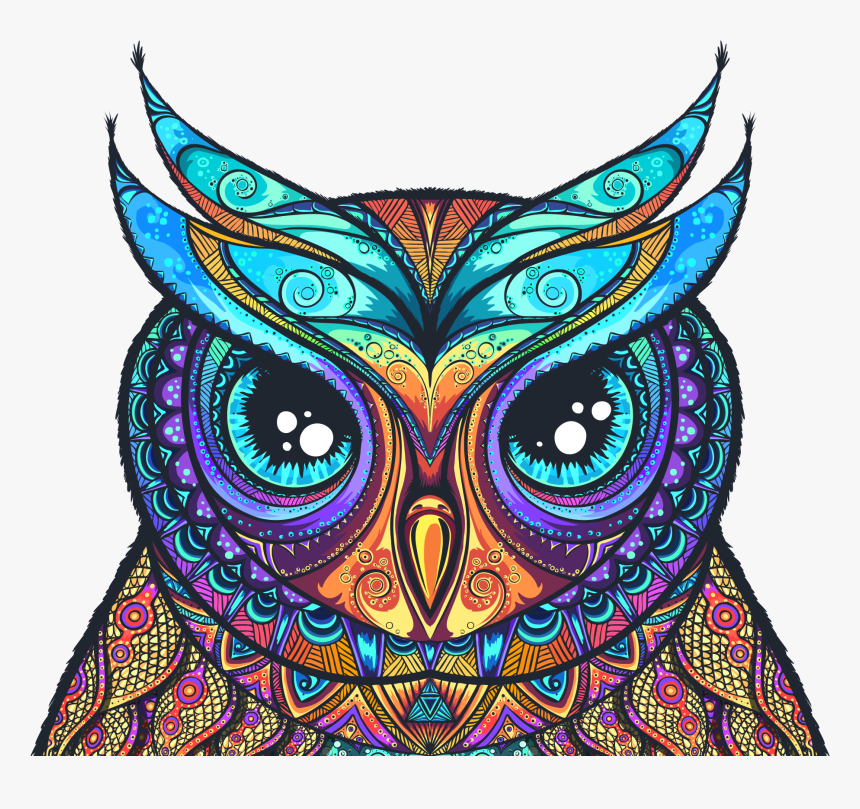 Tribal Ornamental Owl, HD Png Download, Free Download