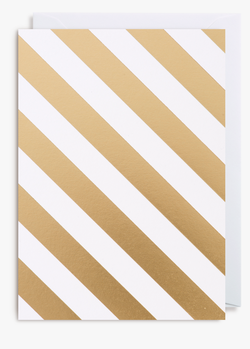 Gold Stripe Notecard - Paper, HD Png Download, Free Download