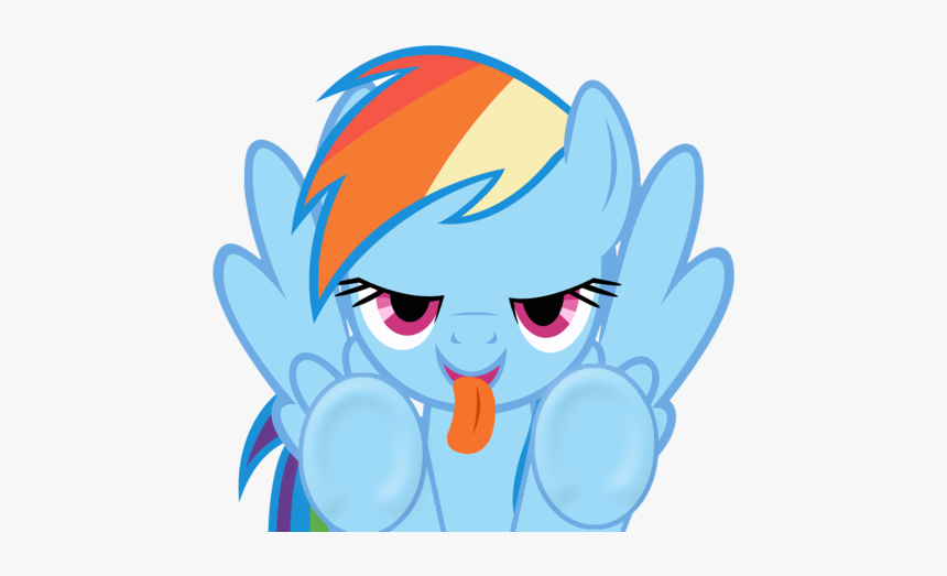 Rainbow Dash Tongue Gif, HD Png Download, Free Download