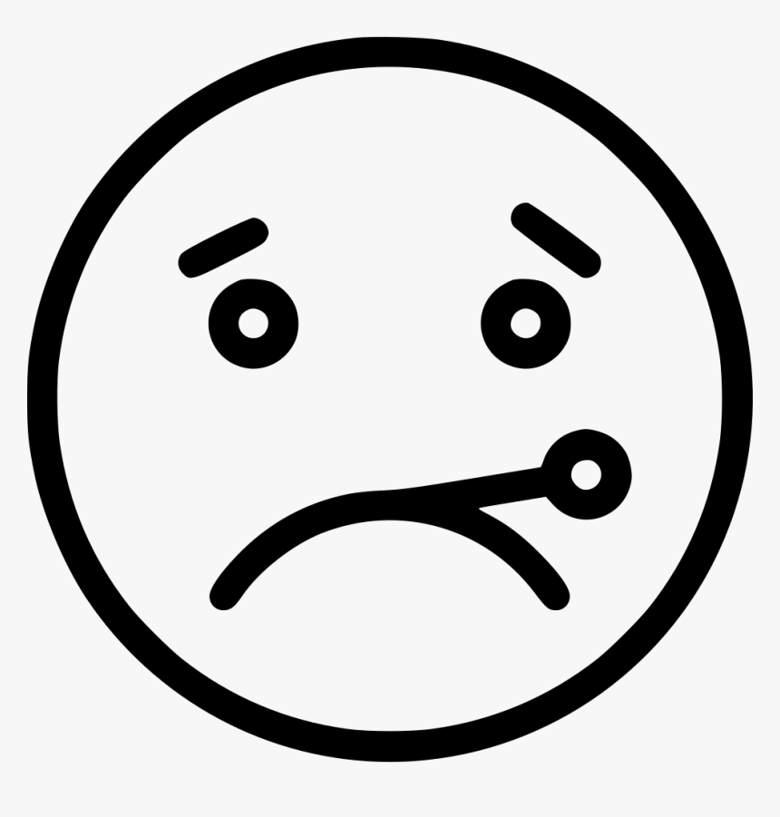 Fever - Black And White Sick Face, HD Png Download, Free Download