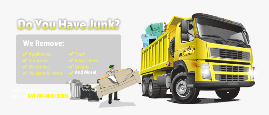 Junkeez Junk Removal - Dumper Truck Hd Png, Transparent Png, Free Download