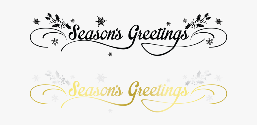 Thumb Image - Transparent Seasons Greetings Clipart, HD Png Download, Free Download