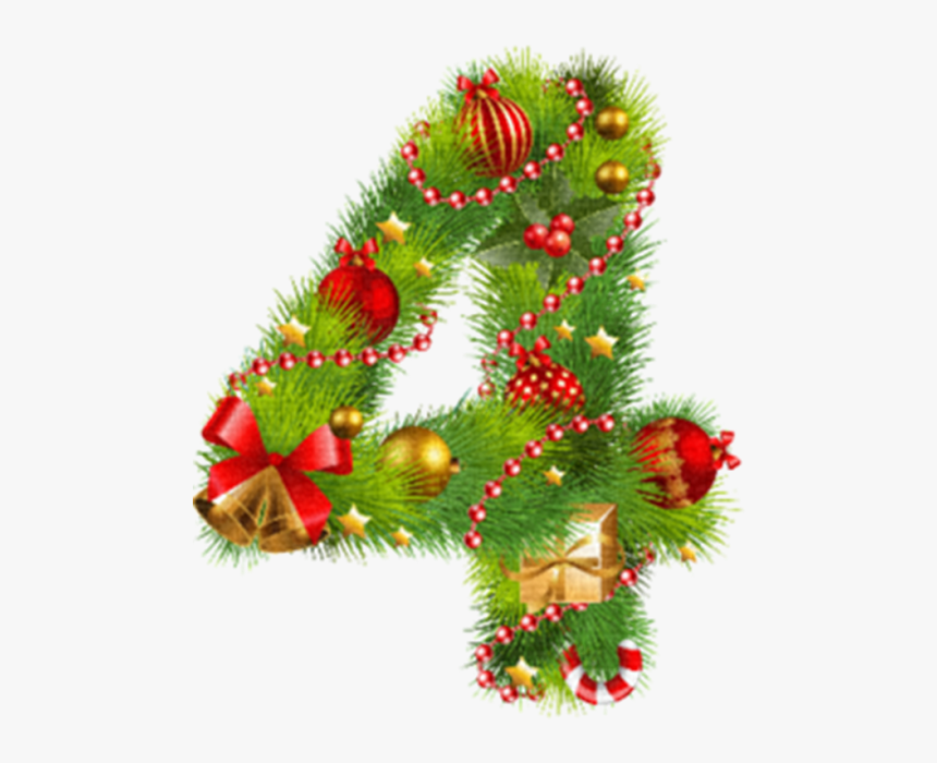 Christmas Numbers Png Christmas Numbers Clipart Transparent - Christmas Numbers Png, Png Download, Free Download