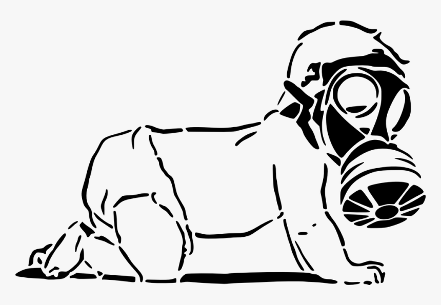 Banksy Baby Gas Mask, HD Png Download, Free Download