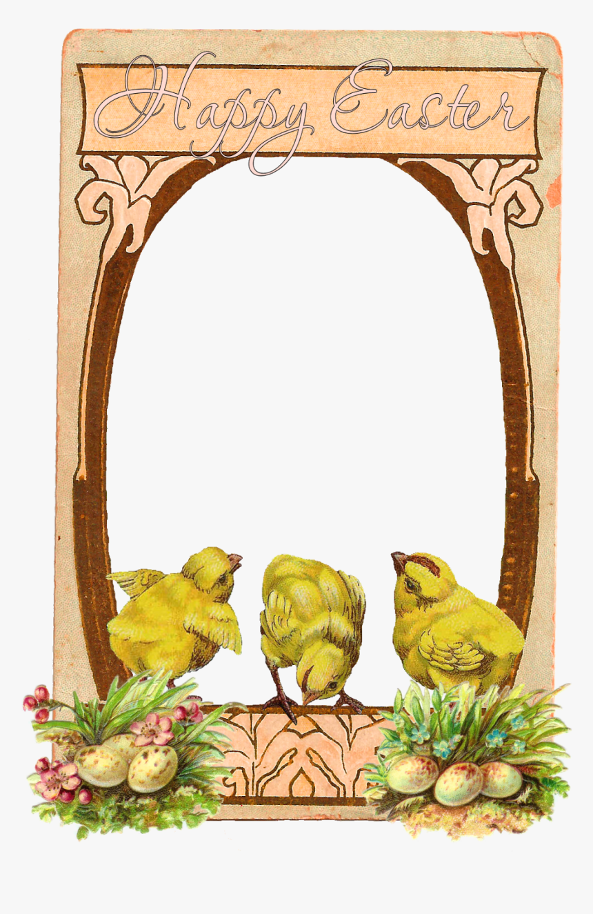 Printable Easter Greeting Chicks Scrapbooking - Visual Arts, HD Png Download, Free Download