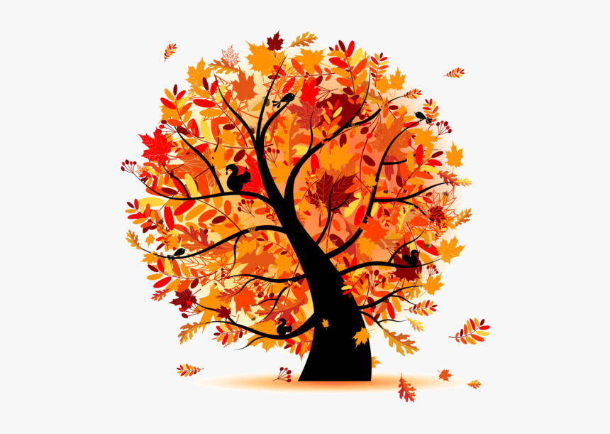 Fall Tree Clipart - Autumn Tree Clipart, HD Png Download, Free Download