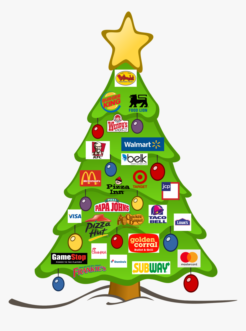 Logotree - Drawing Christmas Tree Santa Claus, HD Png Download, Free Download