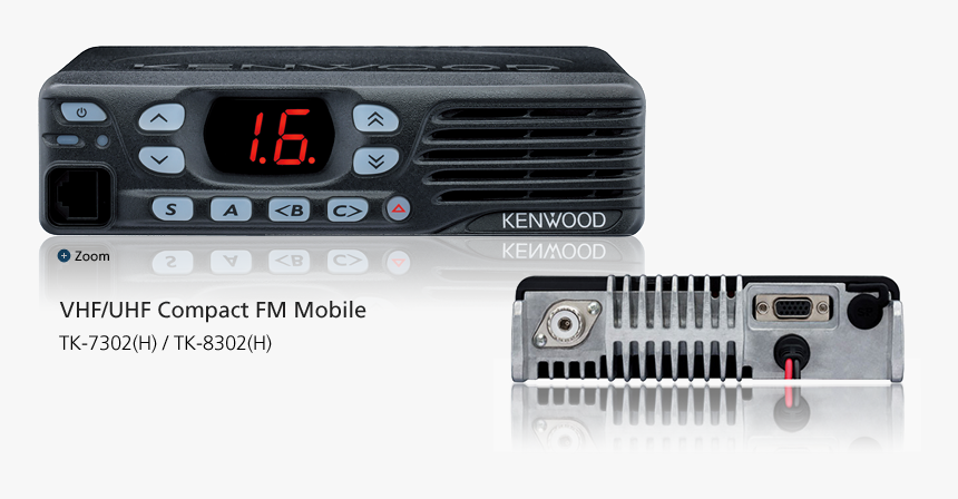 Vhf/uhf Fm Mobile Radios Tk-7302 /8302 - Radio Kenwood Tk 7302h, HD Png Download, Free Download