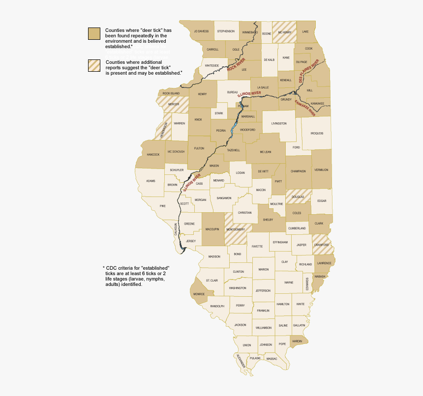 Illinois Gun Sanctuary Counties Map, HD Png Download, Free Download