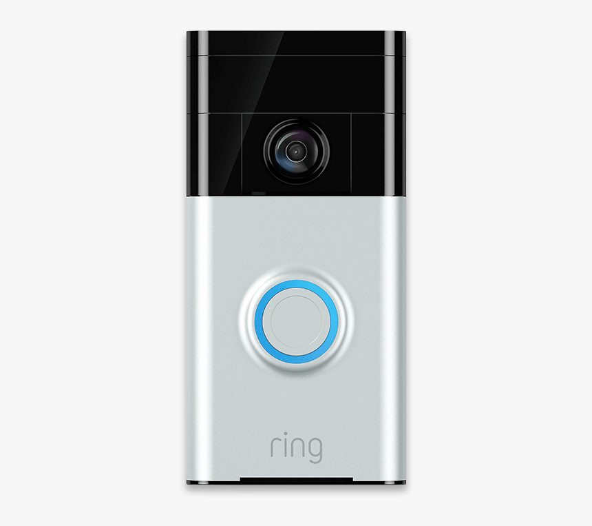 Ring Video Doorbell - Ring Doorbell Satin Nickel, HD Png Download, Free Download