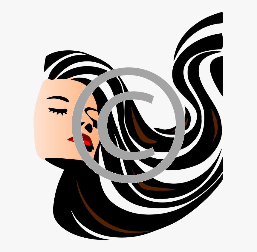 Transparent Salon Png - Woman With Hair Blowing In The Wind Png, Png Download, Free Download