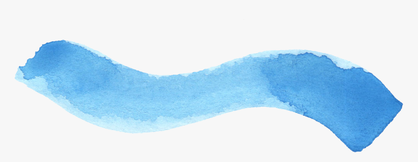 Png File Size - Blue Brush Stroke Wave, Transparent Png, Free Download