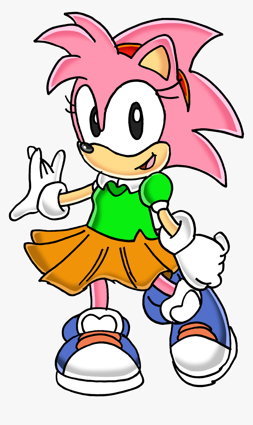 Amy The Hedgehog Classic , Png Download - Sonic The Hedgehog Classic Amy, Transparent Png, Free Download