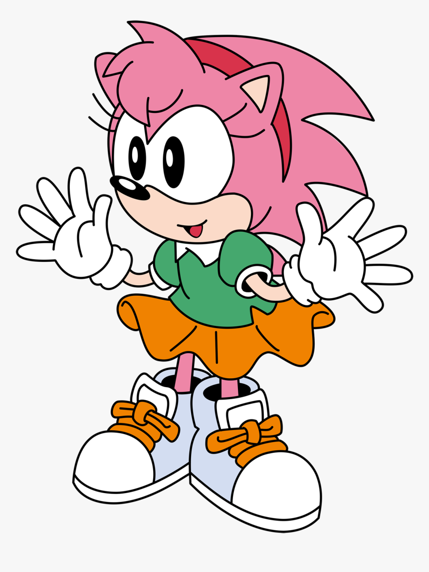 Eggs Clipart Character - Amy Rose Png Classic, Transparent Png, Free Download