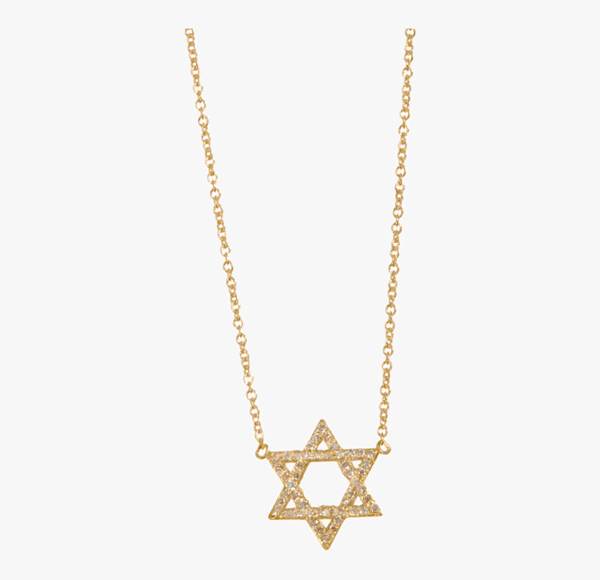 Gold Chain Star Of David Png, Transparent Png, Free Download