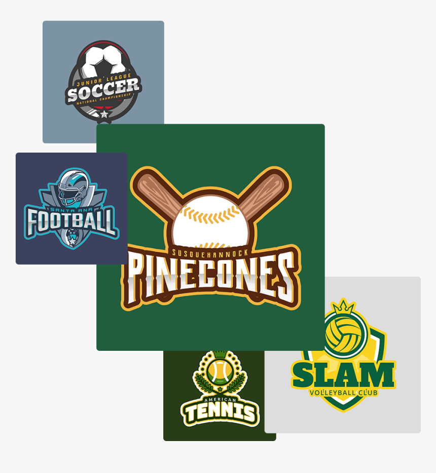 Sports Logo Templates For Different Sports Teams, HD Png Download, Free Download