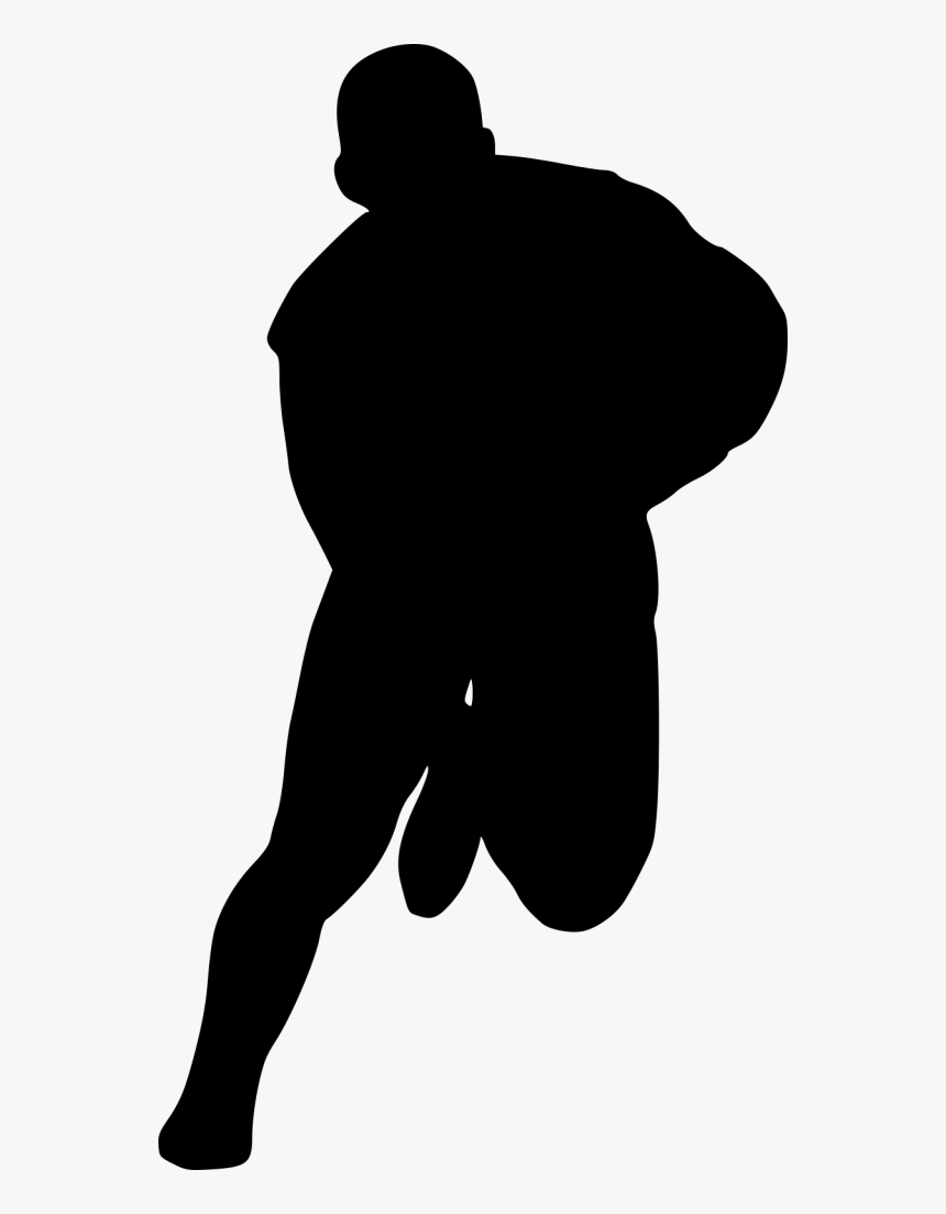 Rugby Png Transparent - Silhouette, Png Download, Free Download