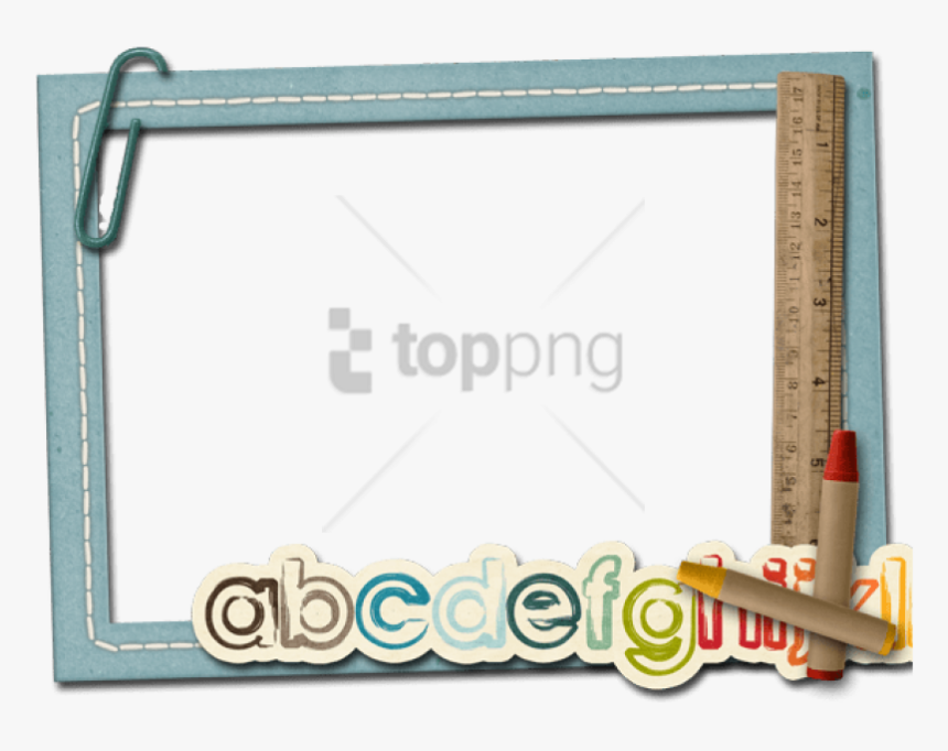 Free Png Kids Polaroid Frame Png Png Image With Transparent - School Frames And Borders Png, Png Download, Free Download