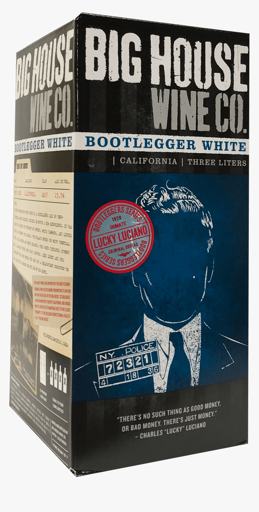 Big House Wine Co - Big House Bootlegger White, HD Png Download, Free Download