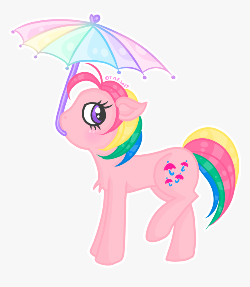 Crystal-sushi, Earth Pony, Female, G1, Mare, Parasol, - Mane, HD Png Download, Free Download