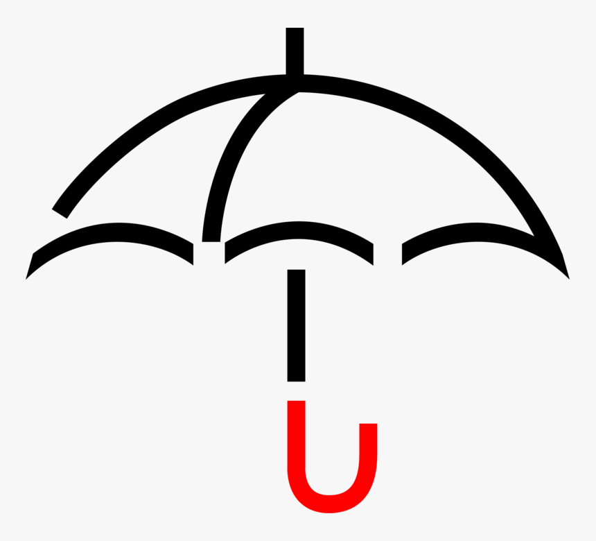 Vector Illustration Of Umbrella Or Parasol Provides, HD Png Download, Free Download