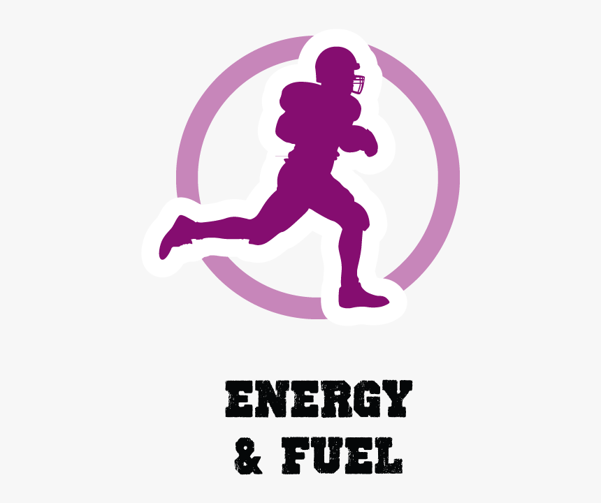 Energy & Fuel - Football Player Silhouette Clipart, HD Png Download, Free Download