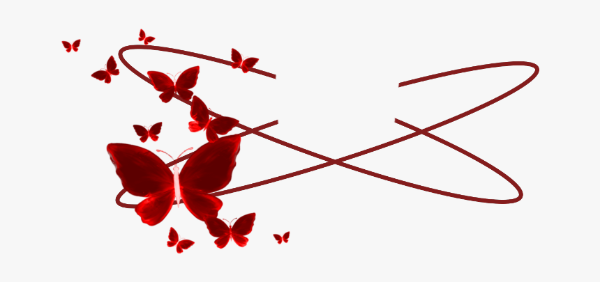 #freetoedit #red #filter #butterfly #loop #hoop - Graphic Design, HD Png Download, Free Download