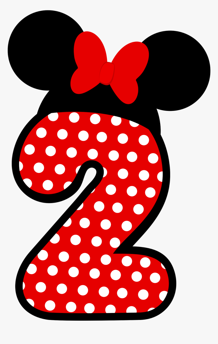 One Clipart Minnie - Numero 5 Minnie Png, Transparent Png, Free Download