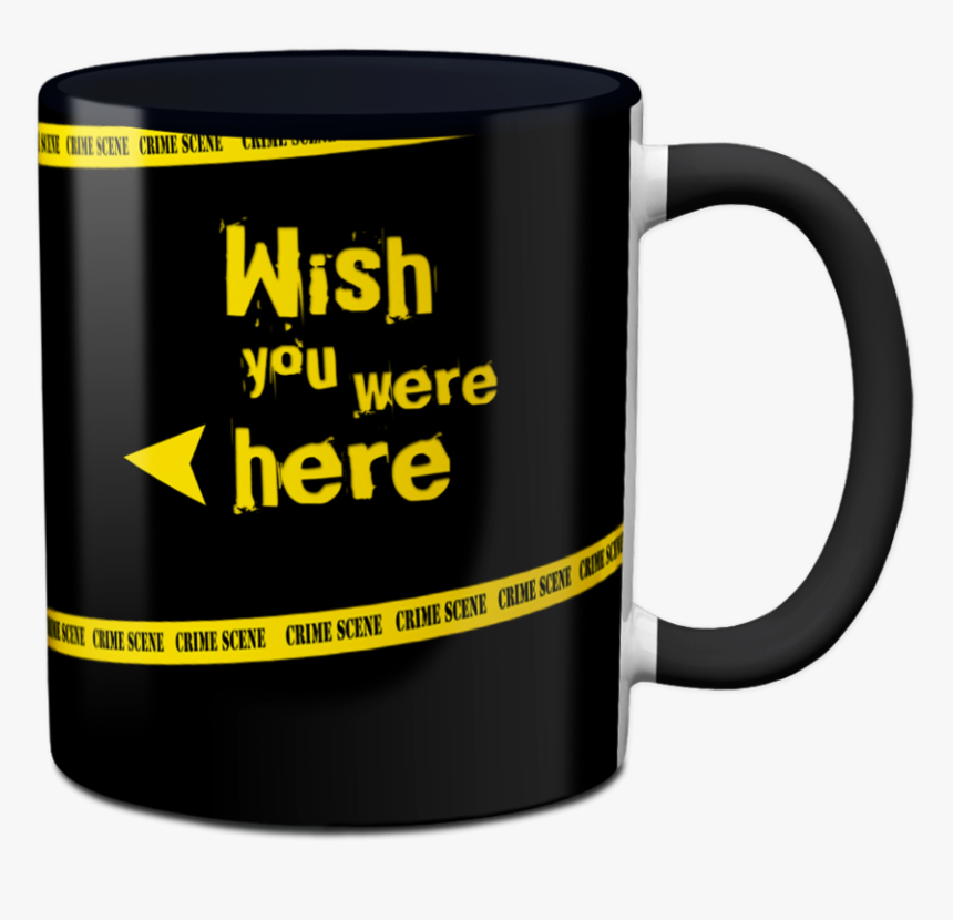 Crime Scene Black Coffee Mug By Pithitude - Bonne Fete Mamie, HD Png Download, Free Download