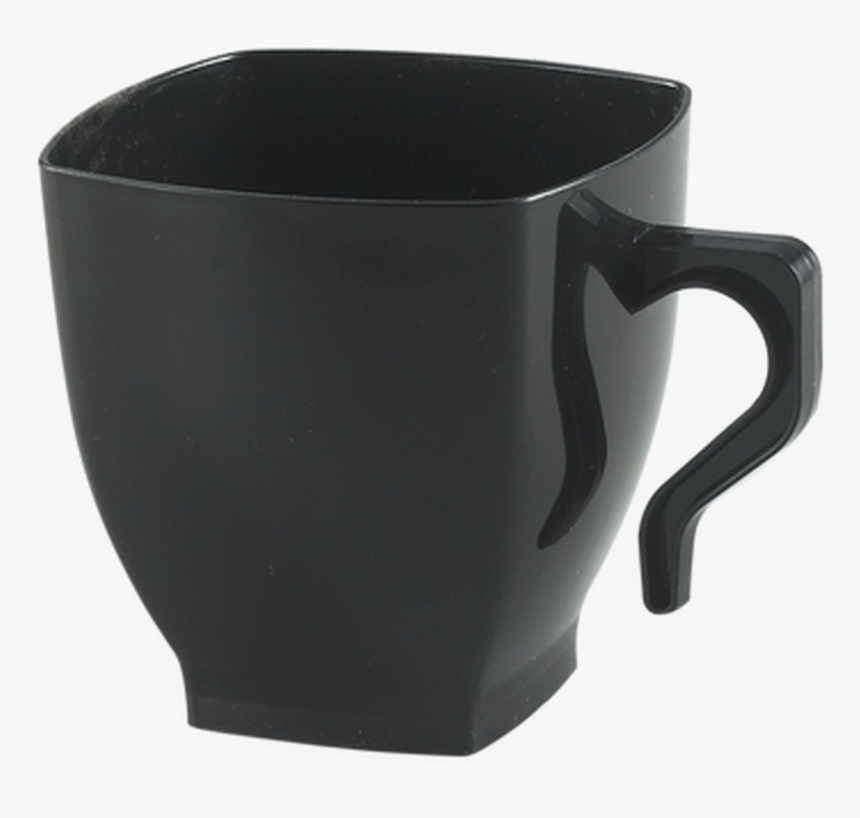 Elegant 8 Oz Black Disposable Plastic Coffee/ Tea And - Mug, HD Png Download, Free Download