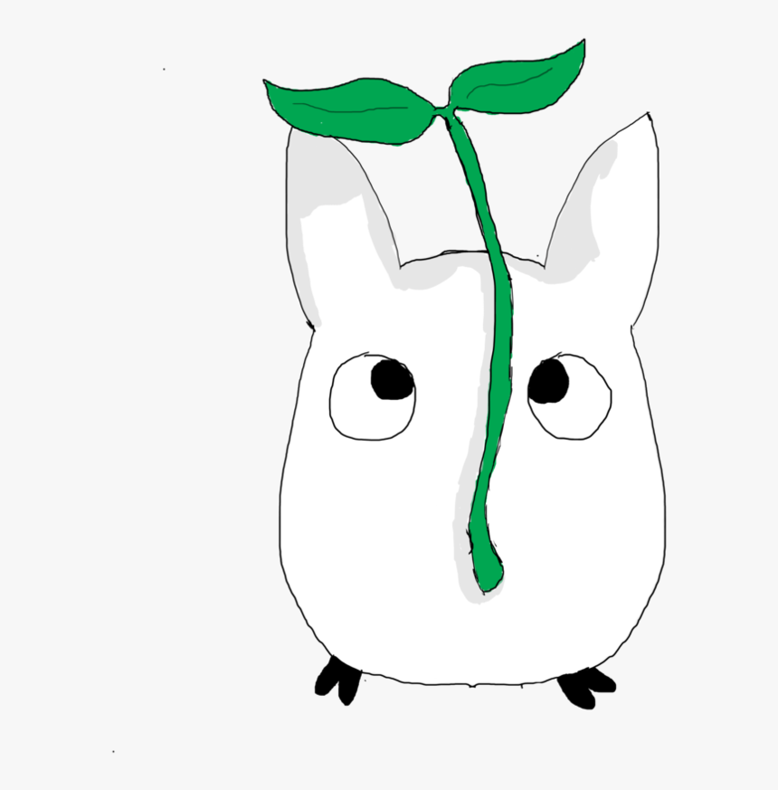 White Totoro By Noodlecutie - Cartoon, HD Png Download, Free Download