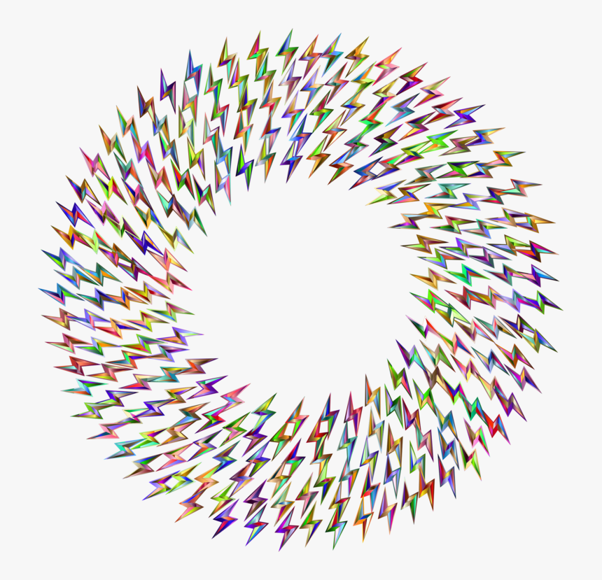Pencil,line,circle - Lightning Bolt Frame Png, Transparent Png, Free Download