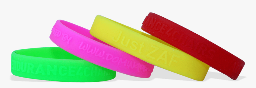 Custom Silicone Wristbands, Small Size, Embossed - Wristbands Png, Transparent Png, Free Download