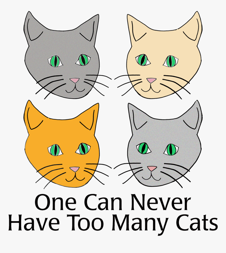 Kittens Clipart Cat Meow - Domestic Short-haired Cat, HD Png Download, Free Download